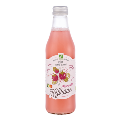 Kéfir d'eau et de fruits framboise bio L'ATELIER DU FERMENT 25cl