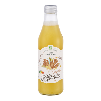 Kéfir d'eau fruits gingembre bio L'ATELIER DU FERMENT 25cl