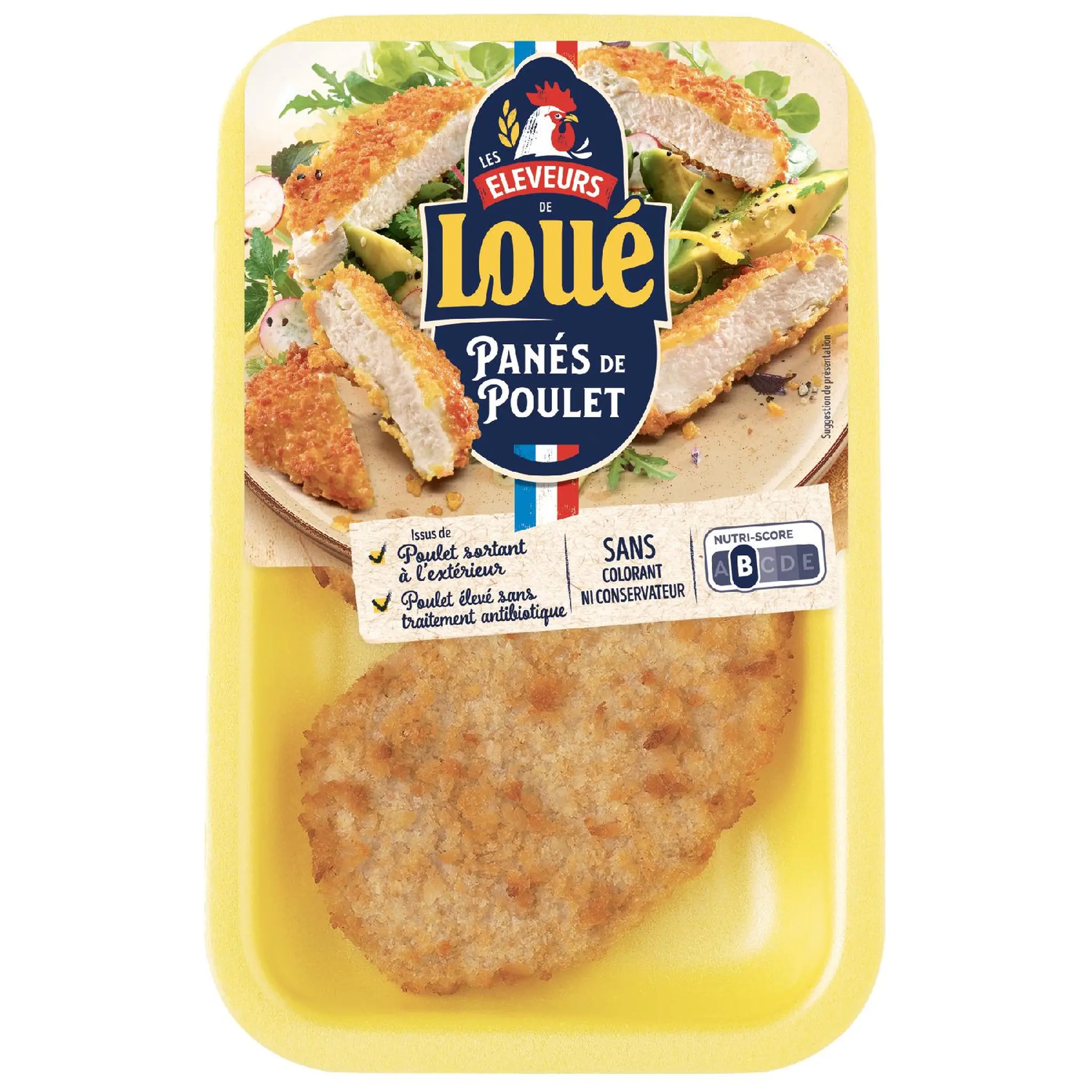 LOUE Panés de poulet