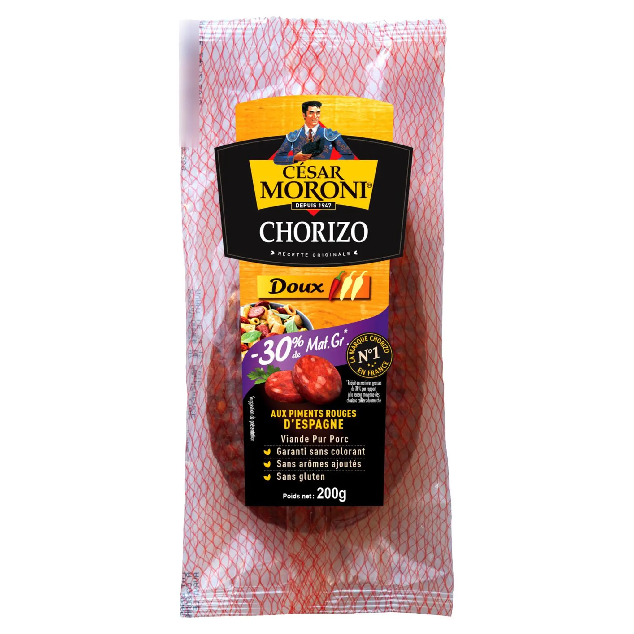 MORONI Chorizo doux -30% MG