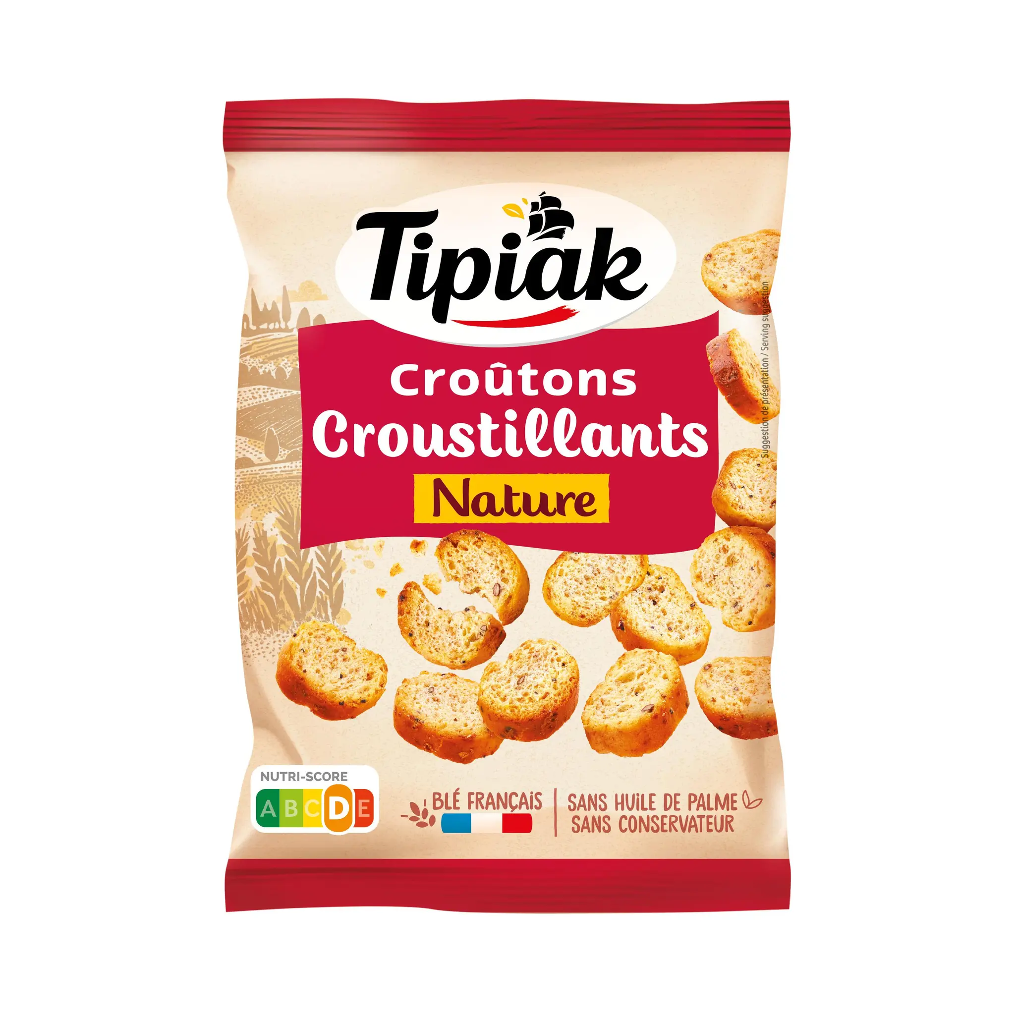 TIPIAK Croûtons croustillants nature