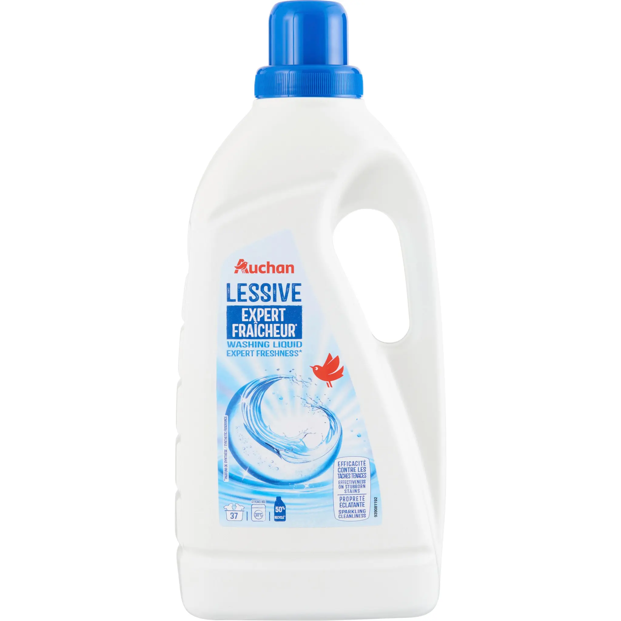 AUCHAN Lessive liquide Expert Fraîcheur
