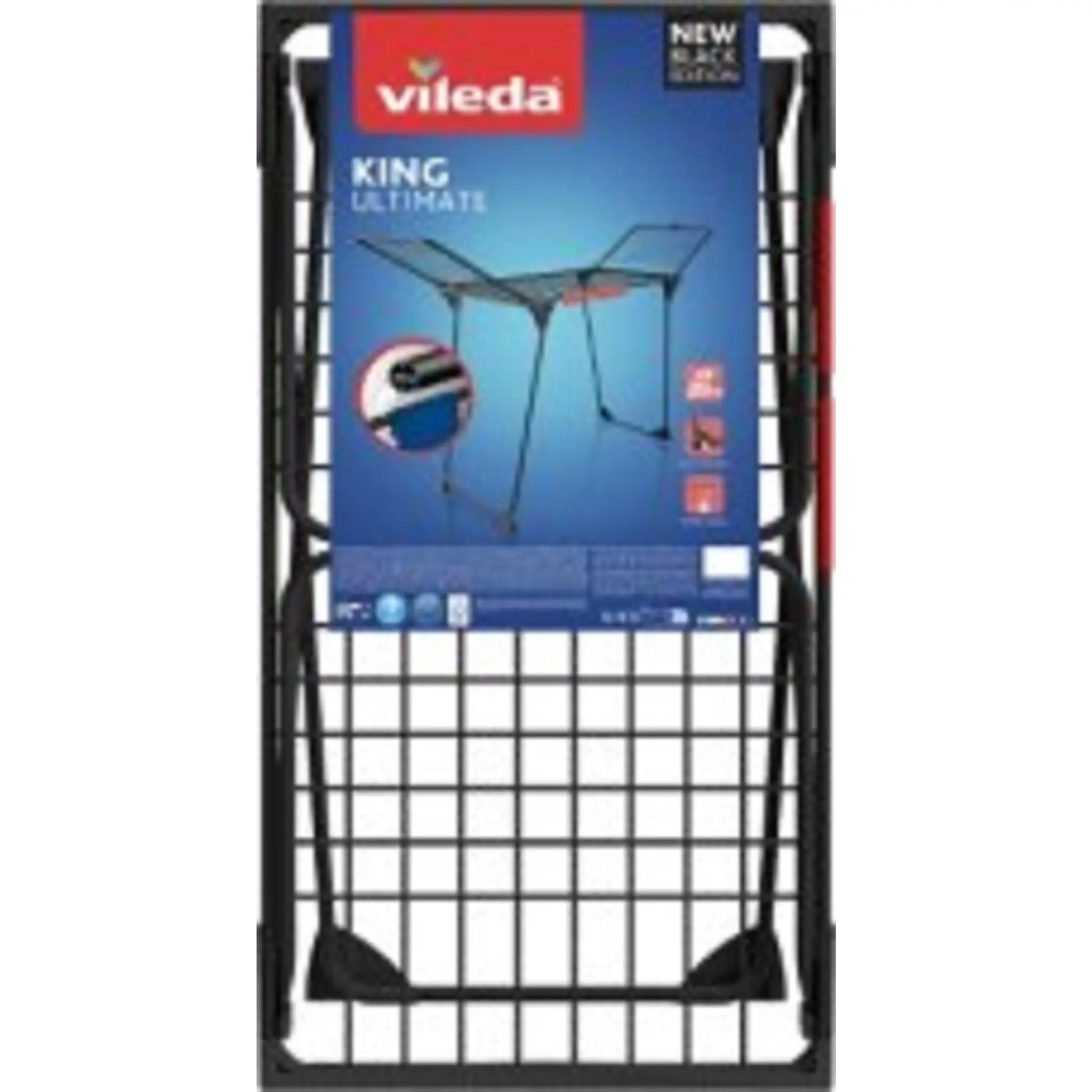 VILEDA Séchoir king ultimate noir