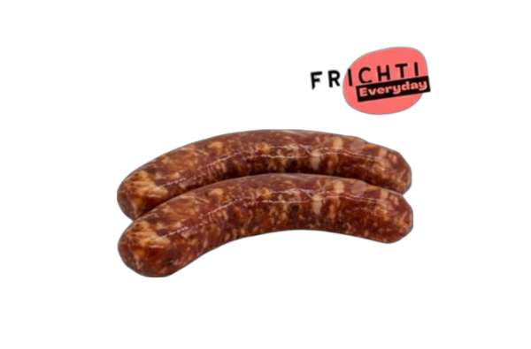 Saucisses à la sauge, genièvre et cajun, Frichti (x 2, 260 g)
