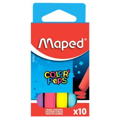 Craies couleurs, Maped (x 10)