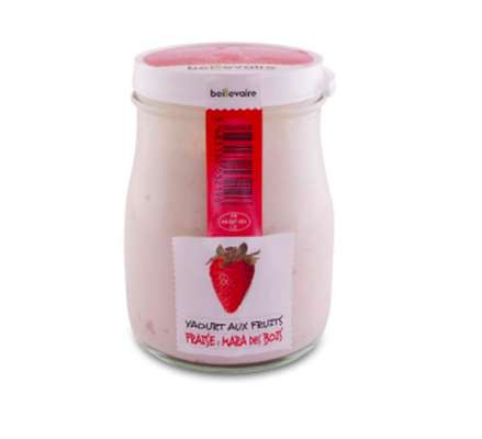 Yaourt à l'ancienne aux fruits mara des bois, Beillevaire (180 g)