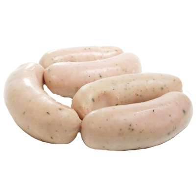 Boudin blanc de porc truffé, Ferme de Montchervet (x 2, environ 200 - 250 g)