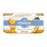 La Fermière Mousse au yaourt sur lit d'abricot, 2x90g