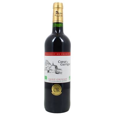 Saint Chinian rouge AOP Coeur de garrigue Bio, 75cl