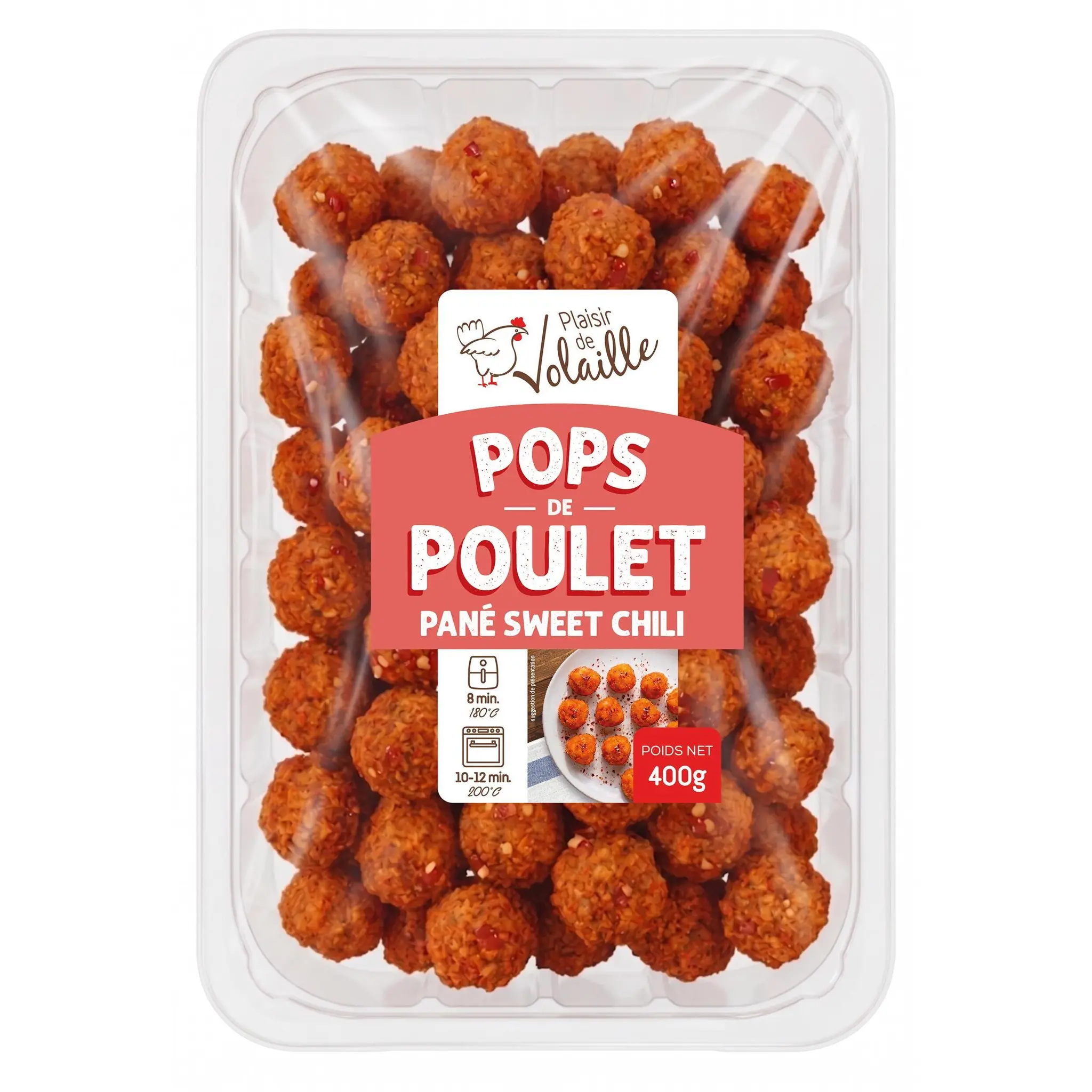 PLAISIR DE VOLAILLE Pops de poulet pané sweet chili