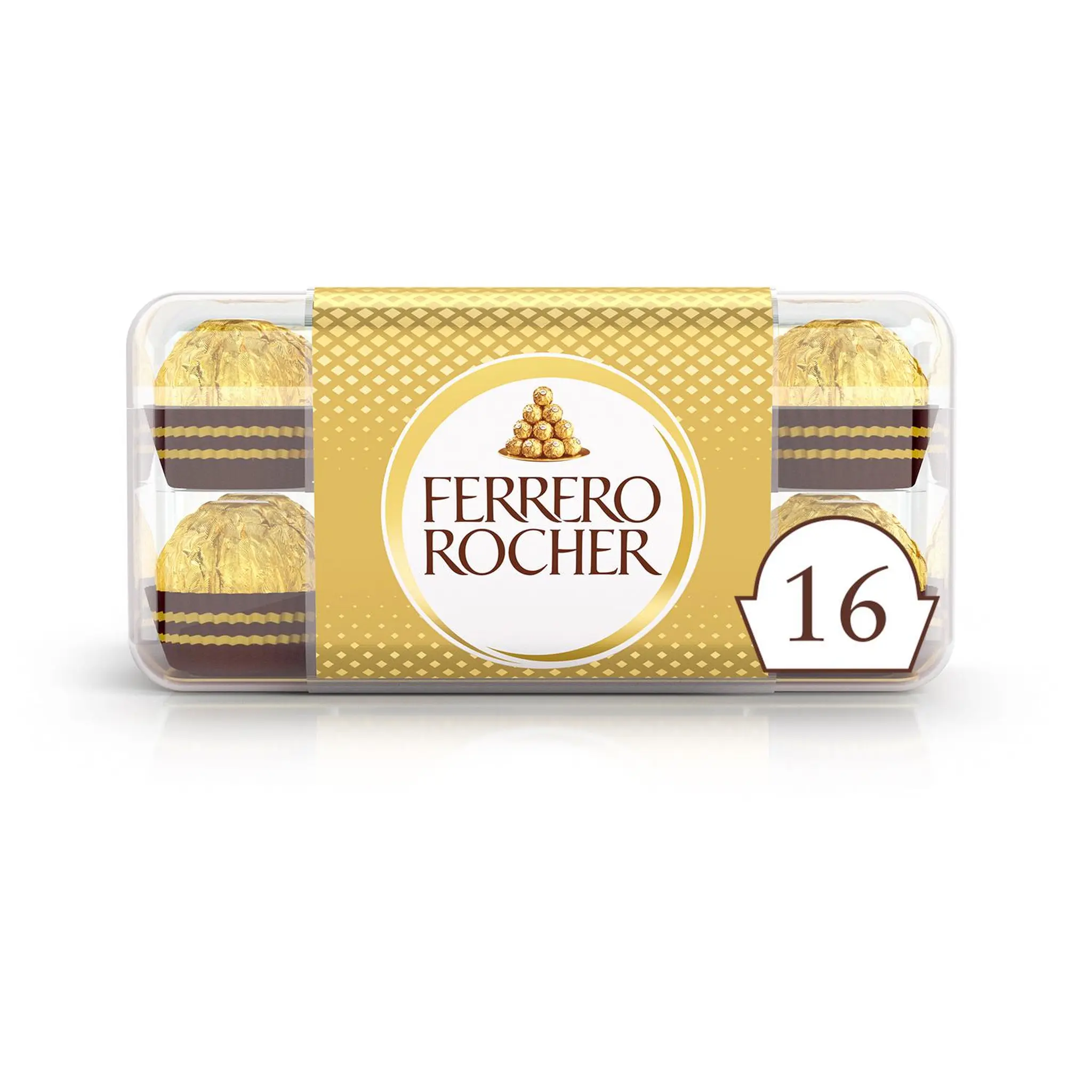 FERRERO ROCHER Bouchées au chocolat au lait noisettes et gaufrette