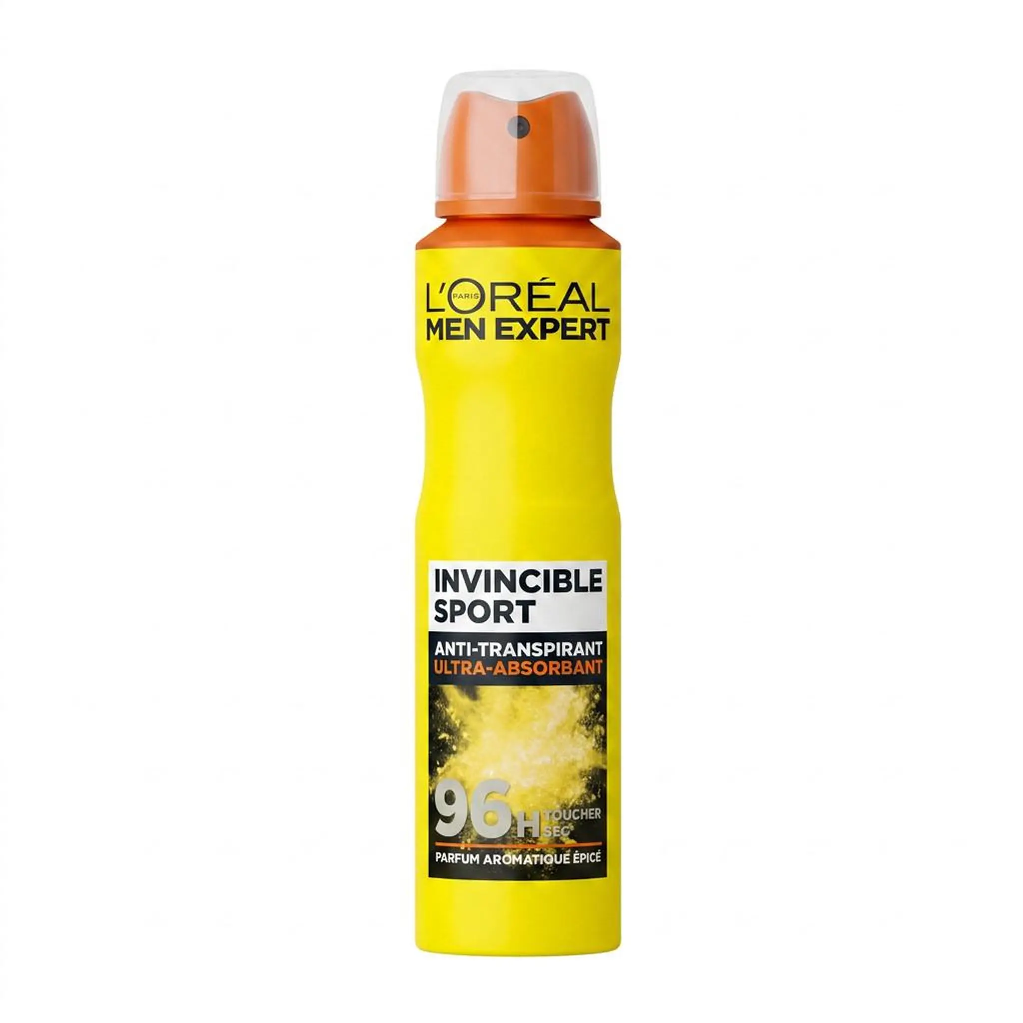 L'OREAL Men Expert Déodorant spray invincible sport 96h parfum aromatique épicé