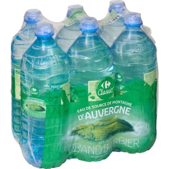 Eau de Source Plate CARREFOUR CLASSIC'