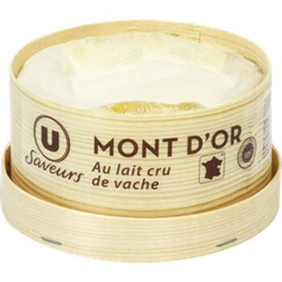 Mont d'Or baby AOP au lait cru, U Saveurs (400 g)