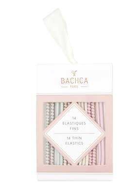 Elastiques fins Pastel, Bachca (x14)