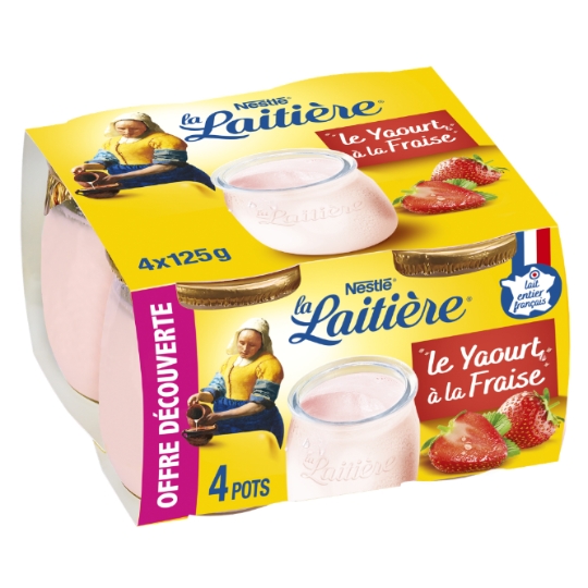 Yaourts Fraise LA LAITIERE