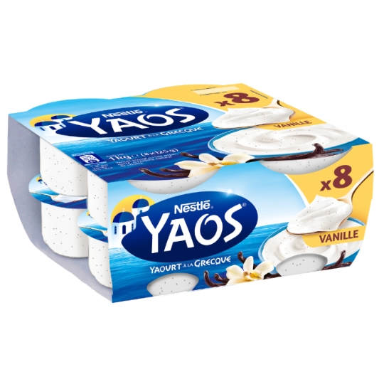 Yaourts à la Grecque Vanille YAOS
