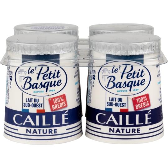 Caillé Nature 100% Brebis Lait du Sud-Ouest LE PETIT BASQUE