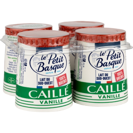 Caillé Vanille au Lait de Brebis LE PETIT BASQUE