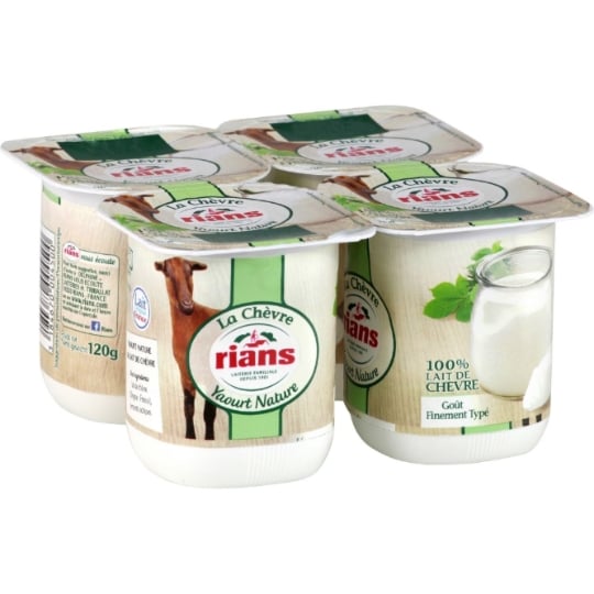 Yaourts Nature de chèvre nature RIANS
