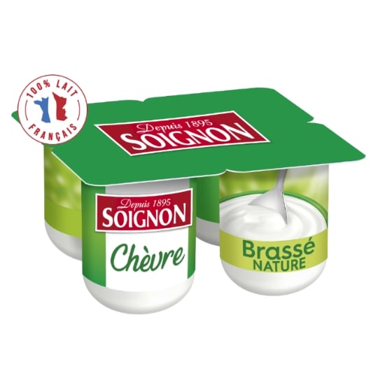 Yaourts Nature Lait de Chèvre SOIGNON