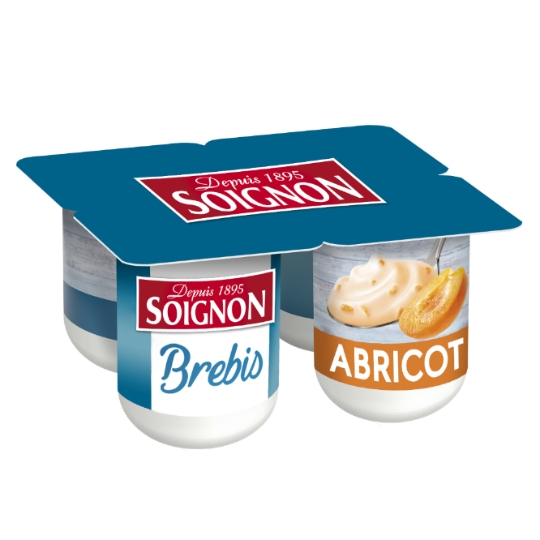 Yaourts de Brebis Abricot SOIGNON
