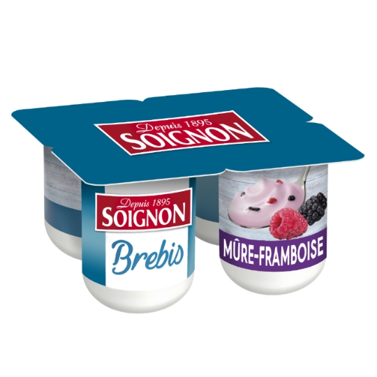 Yaourts Framboise Mûre SOIGNON