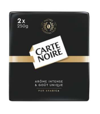Café moulu classique arabica, Carte Noire (x 2, 500 g)