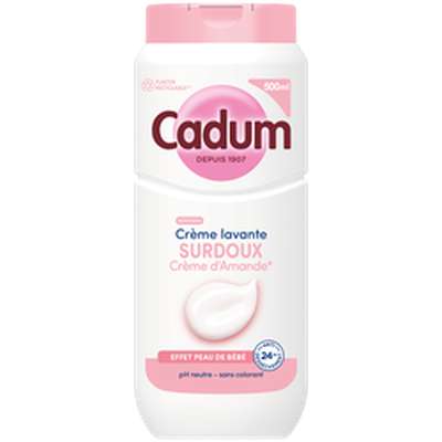 Crème lavante surdoux amande, Cadum (500 ml)