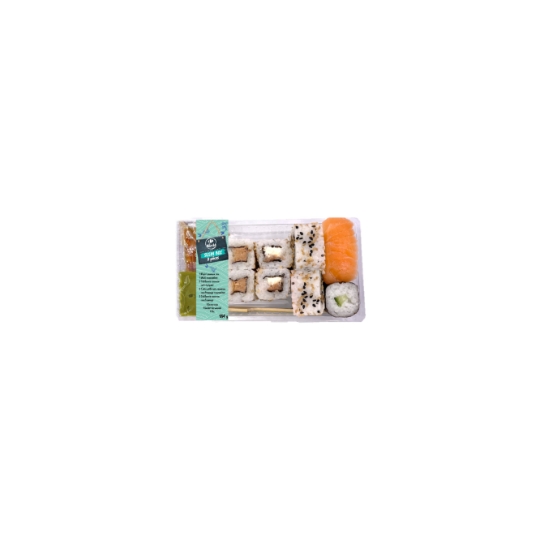 Sushis Box + 1 Sauce Soja + 1 Sachet de Wasabi + 1 Pic CARREFOUR LE MARCHE