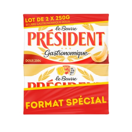 Beurre Doux Gastronomique PRESIDENT