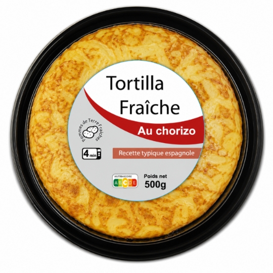 Tortilla Fraîche au Chorizo Recette Typique Espagnole PALACIOS