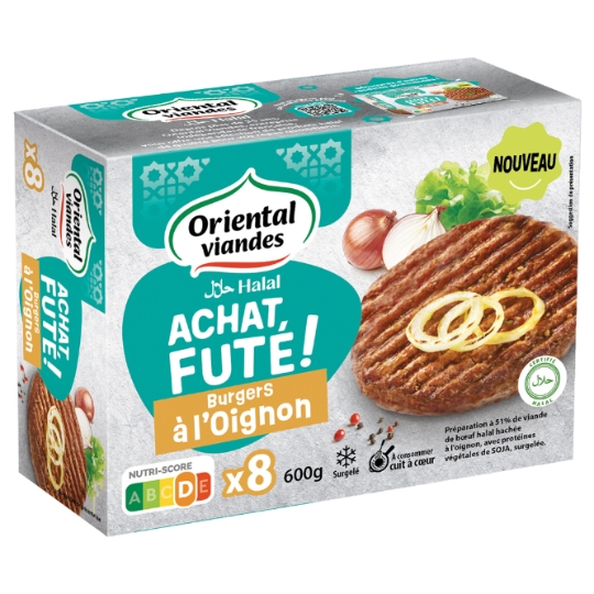 Burgers A l'Oignon Halal ORIENTAL VIANDES