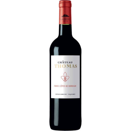 Vin Rouge A.O.P Francs-Côtes-de-Bordeaux CHATEAU THOMAS