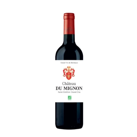 Vin rouge chateau du mignon  st emilion grand cru Bio