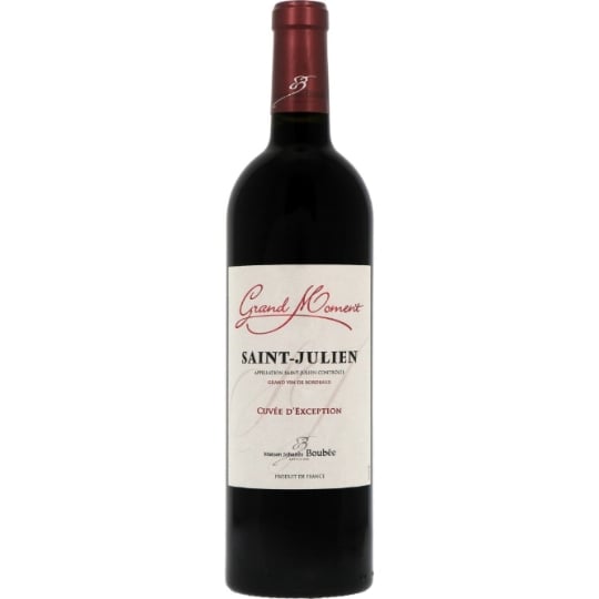 Vin Rouge A.O.P Saint-Julien GRAND MOMENT CUVEE D'EXCEPTION