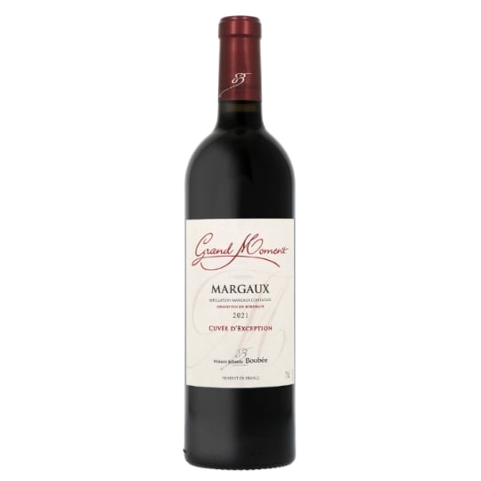 Vin Rouge A.O.P Margaux GRAND MOMENT CUVEE D'EXCEPTION