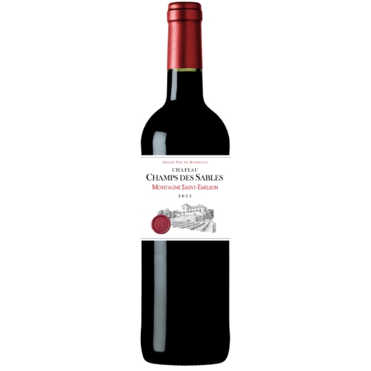 Vin Rouge AOC Montagne Saint-Emilion CHATEAU CHAMPS DES SABLES