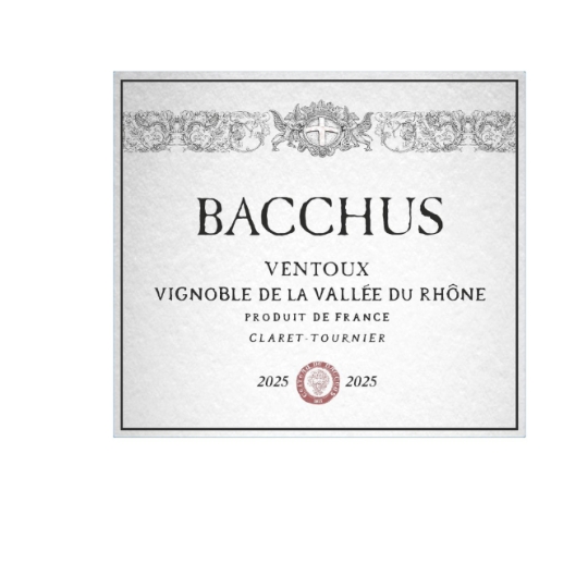 Vin Rouge AOC Ventoux BACCHUS