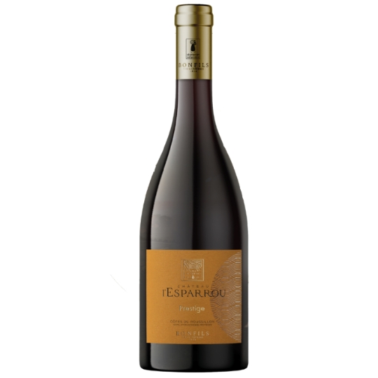 Vin Rouge A.O.P Côtes-Du-Roussillon CHATEAU L'ESPARROU PRESTIGE