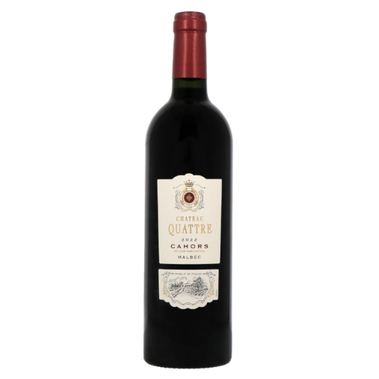 Vin Rouge Cahors Malbec CHATEAU QUATTRE
