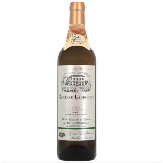 Vin Blanc A.O.P Blaye Côtes de Bordeaux CHATEAU LABROUSSE REFLETS DE FRANCE