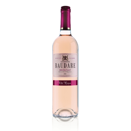 Vin Rosé A.O.P. Fronton Rosé de Saignée Cuvée Prestige CHATEAU BAUDARE