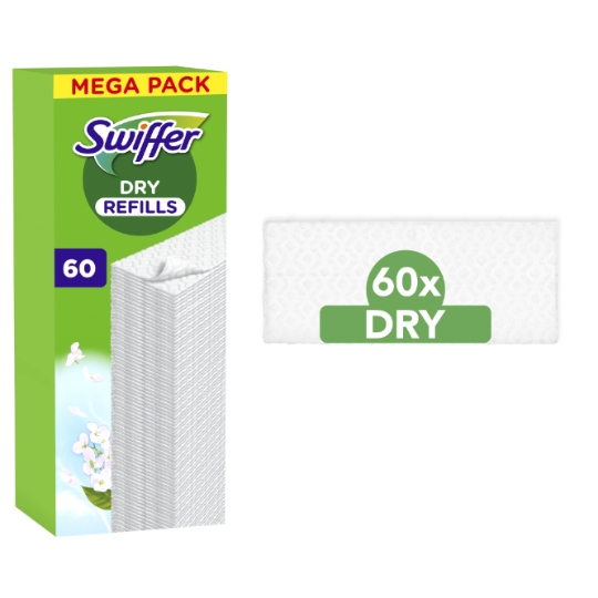 Lingettes Sèches Attrape-Poussière Pour Balai  SWIFFER