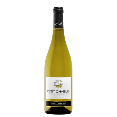 Vin blanc Petit Chablis AOP Famille Brocard 75cl