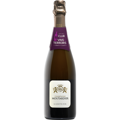 CVT Champagne AOP brut Moutardier La Goutte d'Or 75cL