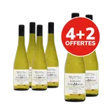Muscadet Sèvre et Maine sur Lie AOP blanc Domaine Clos du Moulin HVE32025 4x75cl + 2 offertes