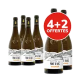 Ardèche IGP blanc Pont d'Arc Viognier 2025 4x75cl + 2 offertes