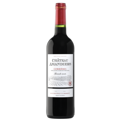 Vin rouge Corbières AOP Château Amandiers HVE3 75cl