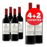 Vin rouge Corbières AOP Château Amandiers HVE3 4x75cl + 2 offertes